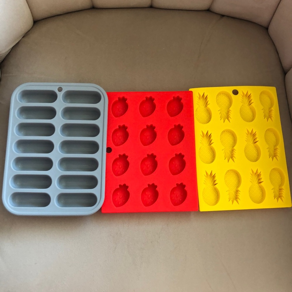 Set of Silicone Ice Cube Trays